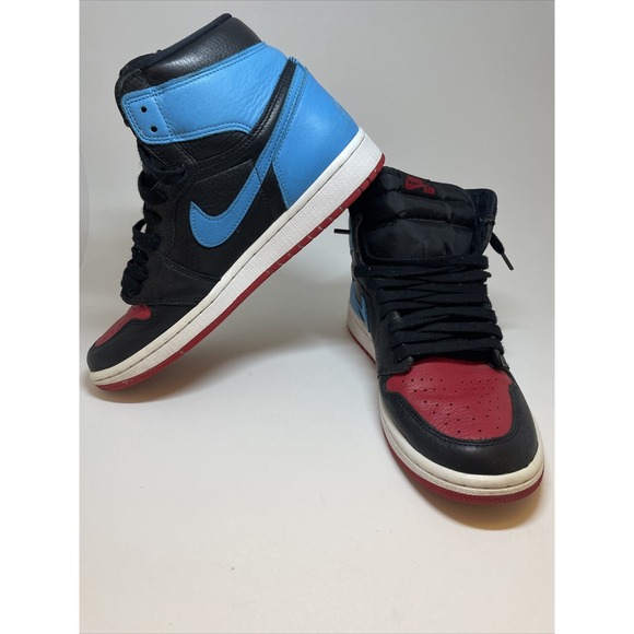 Air Jordan 1 Retro‎ High OG University Blue Black Red Men's Shoes
